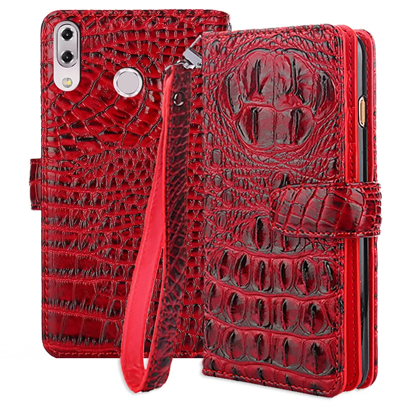 

For Asus Zenfone 5z ZS620KL Case PU+TPU Cover Wallet Card Slot Leather Flip Case for Asus Zenfone 5z ZS620KL