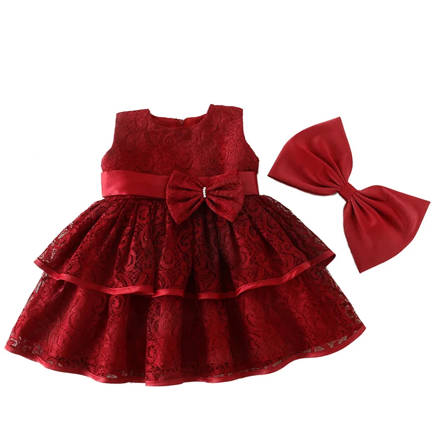 

Brand Child Baby Girls Dress Princess Christmas Gown First 1 Year Birthday Dresses Infant Wedding Party Clothing for 0-24 Month