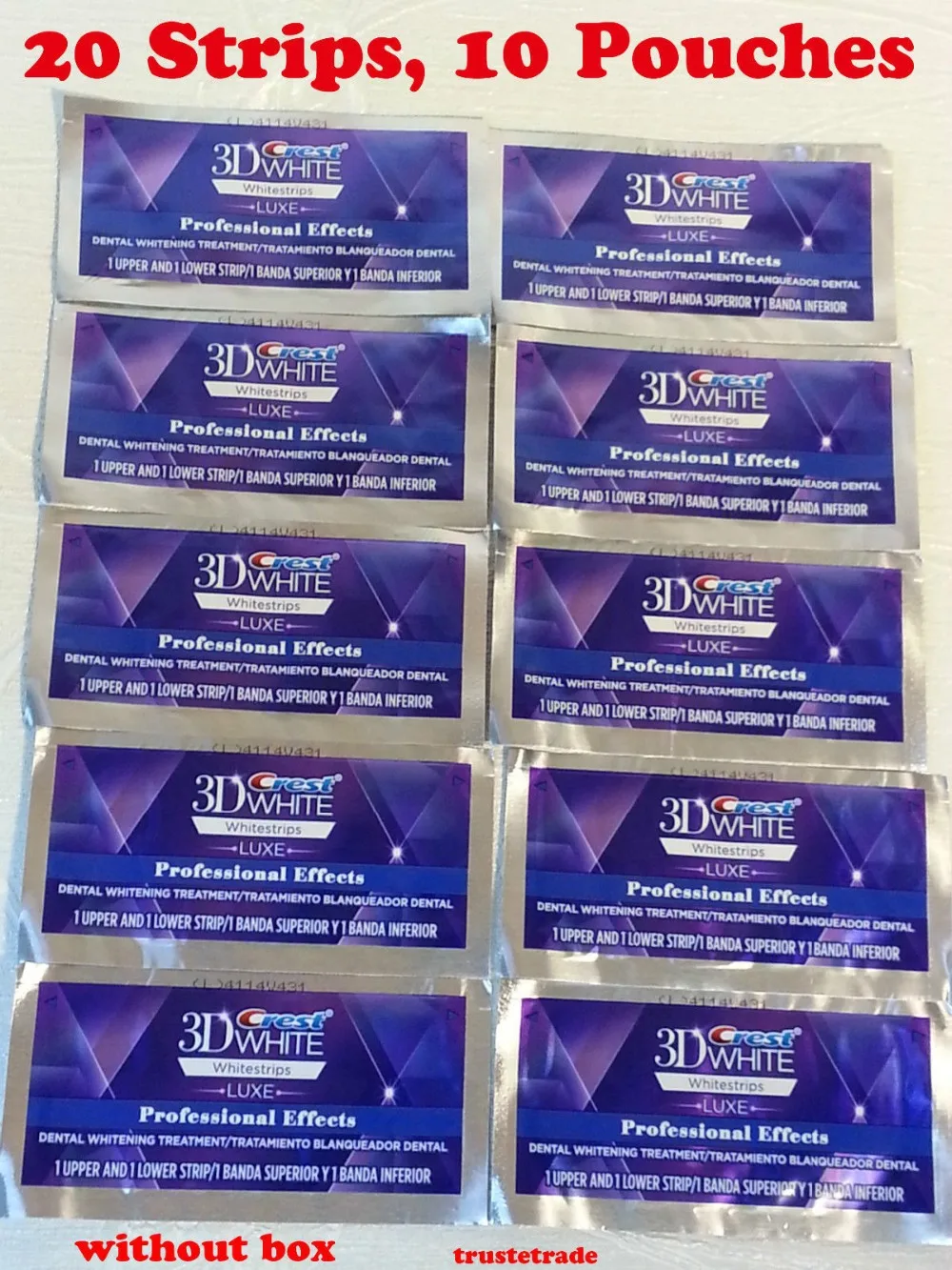 10 pouches