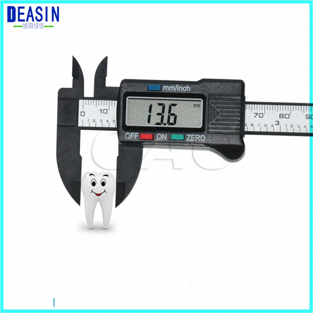 Escala de Medição Eletrônico com Display Milímetros Paquímetro Vernier Caliper Dental Dentista Digital 1 Pcs 100 2 Beleza e saúde