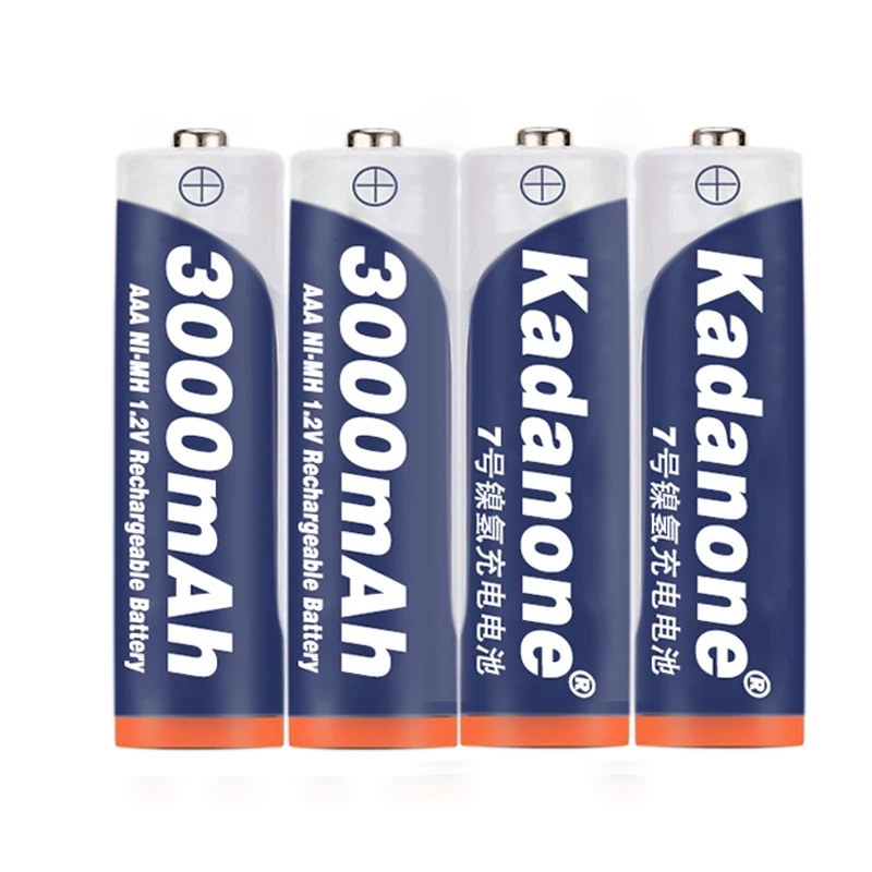 4 ~ 20 шт новая батарея AAA 3000 mAh 3A аккумуляторная Ni MH 1 2 V aaa для часов мышей