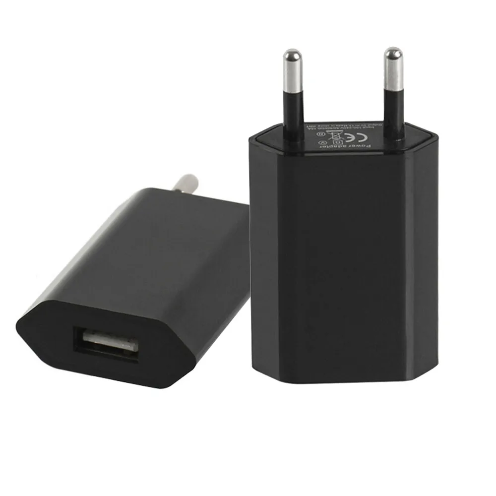 Европейский USB адаптер питания ЕС вилка стены путешествия Мощность Универсальный зарядный адаптер для iphone для samsung S7 5 V/1A выход#3