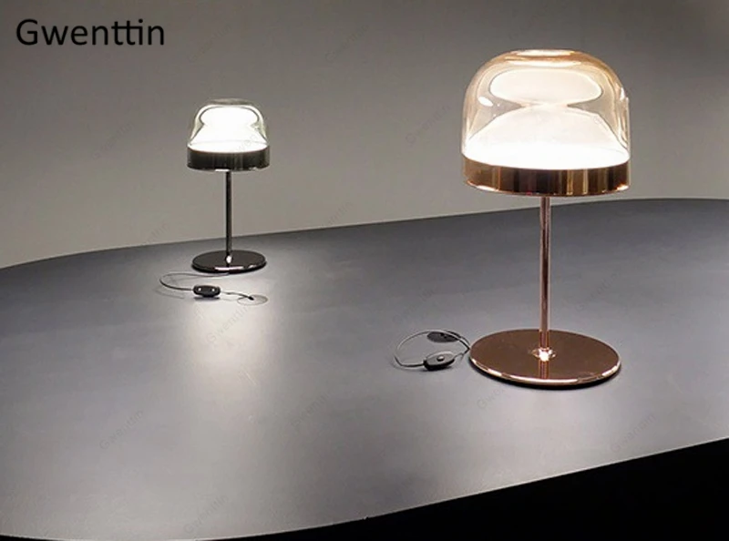 Lâmpada de Mesa Luz para Quarto Luxo Moderno Cogumelo Cama Lâmpada Cabeceira Led Luminárias Luminária Nordic Casa Deco pé 5 luz para quarto cama lâmpada cabeceira led