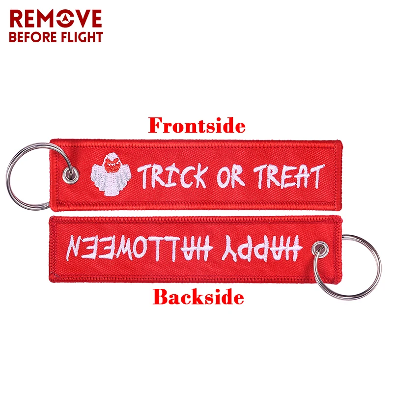 a new keychain halloween TRICK OR TREAT keychain3