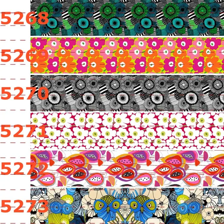 

10yards -different sizes -beautiful pattern ribbon printed Grosgrain ribbon