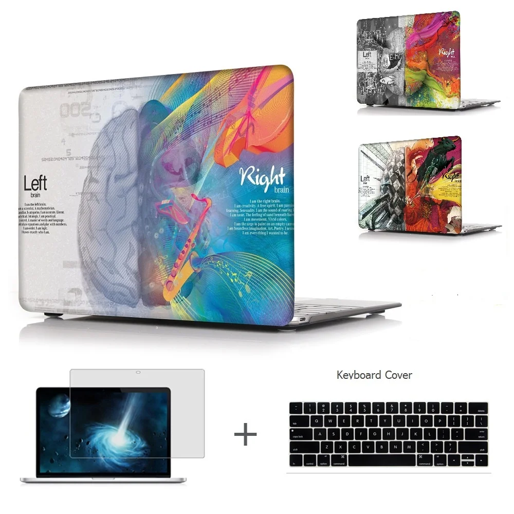 Hardshell Laptop Case Keyboard Cover For Apple Macbook Air Pro Retina