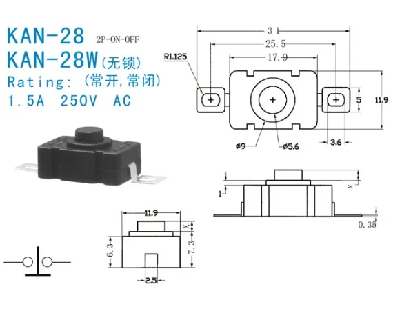 50 шт. самоблокирующиеся кнопочные переключатели|flashlight switch|switch switchswitch 12mm |