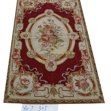 Винтажная ручная вышивка ковровое покрытие с игольчатой окантовкой ручные ковры ручной работы декор стола