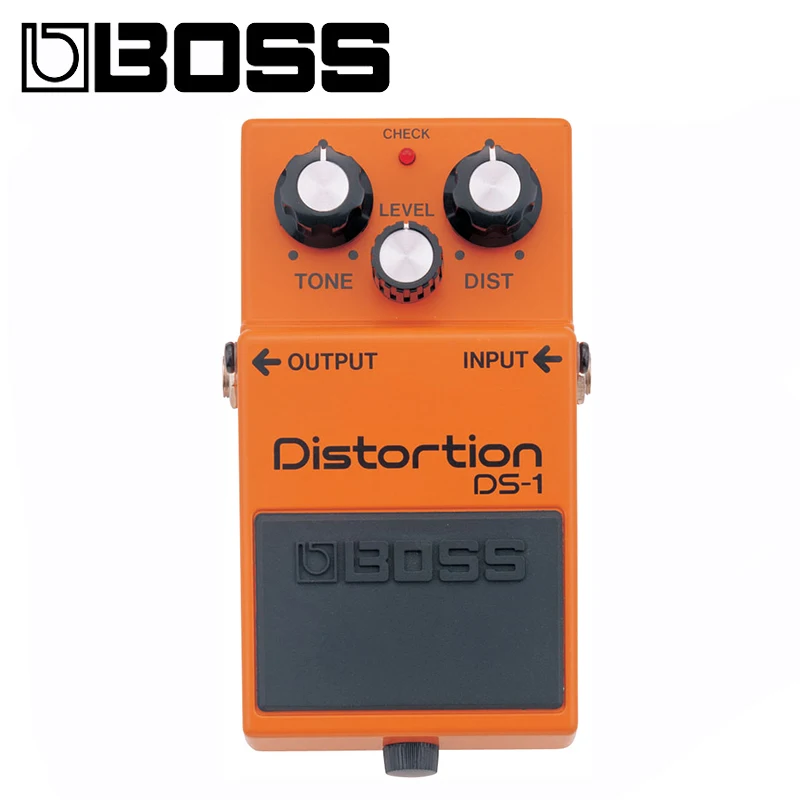 BOSS DS 1 педаль искажения эффектов для гитары басов клавиатуры с искажением уровнем