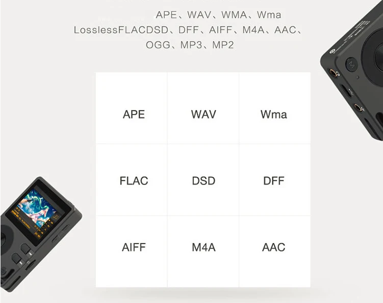 Aigo EROS Q высококачественный DSD64 Bluetooth 4,0 аудио без потерь Hifi портативный MP3 музыкальный плеер USB DAC Поддержка OTG+ 16G TF карта