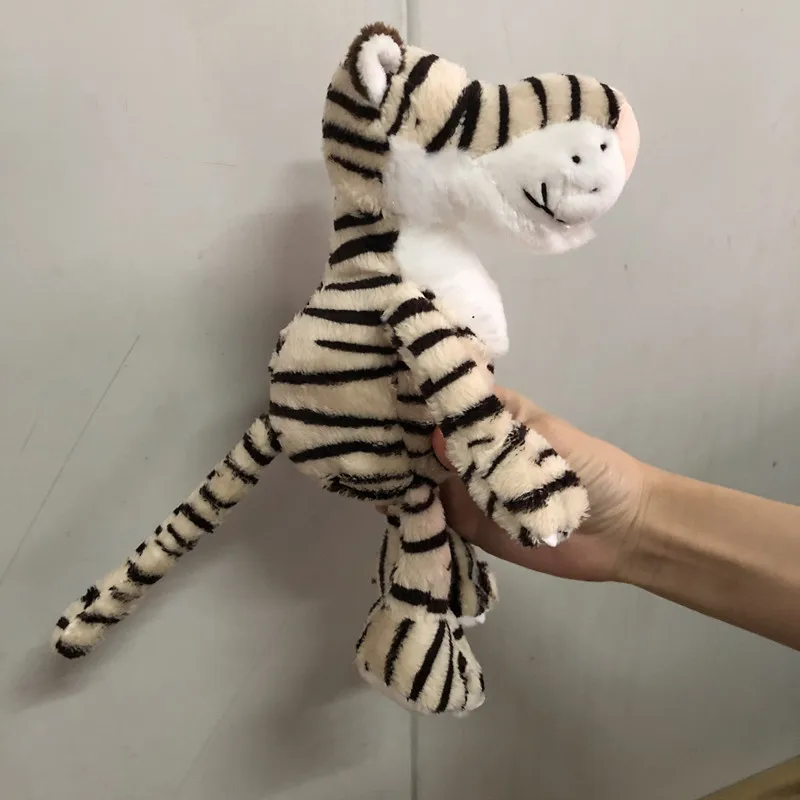 Babiqu 1pc 25cm Popular Forest Animals Stuffed Doll Plush Jungle Series Animal Lion Monkey Zebra Giraffe Elephant TOYS Kids Gift