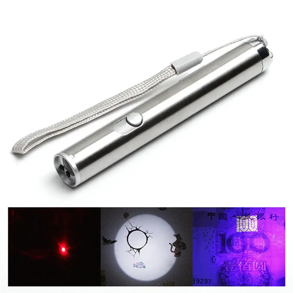 

KAIGELIN Multi Function Infrared Pointer Mini Flashlight UV Light 3-In-1 Flashlight Money Detector Dropship 6.20