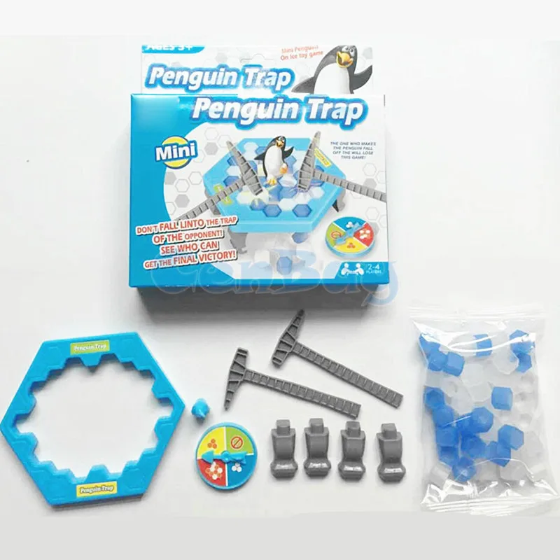 Мини-Пингвин доска для ловли игры ледокольной сохранить Пингвин вечерние игра родитель-ребенок Интерактивные развлечения TableToys подарок для детей
