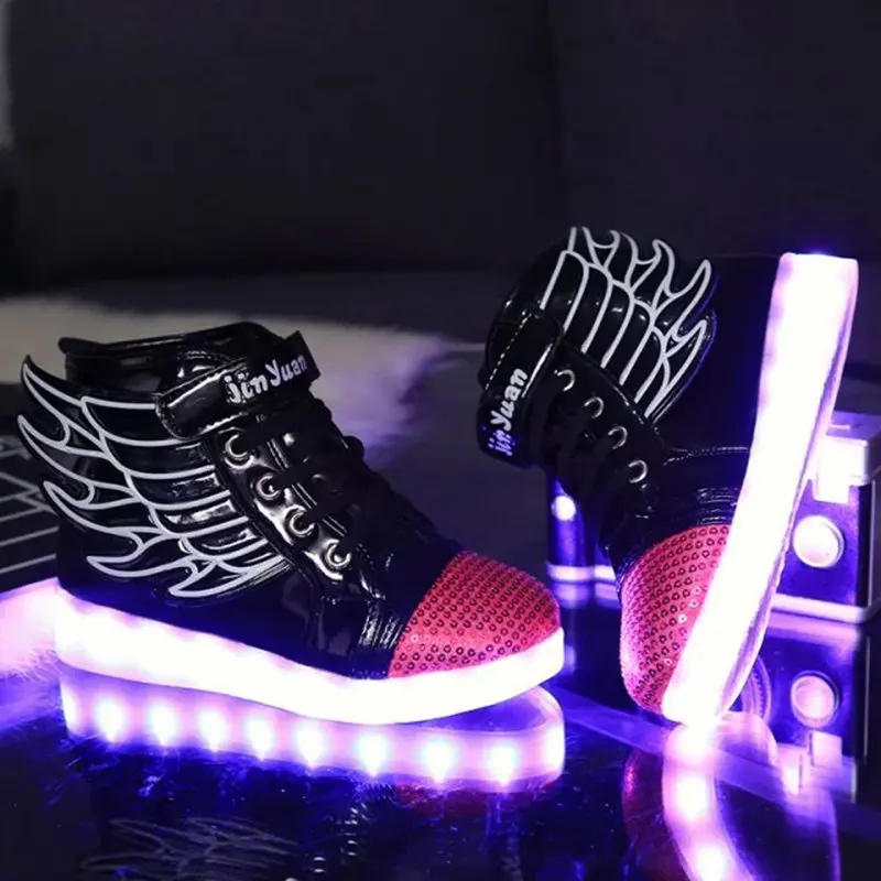 2017 New Kid Led Shoes Boys Light Shoes Led Sneakers For Girls children ...