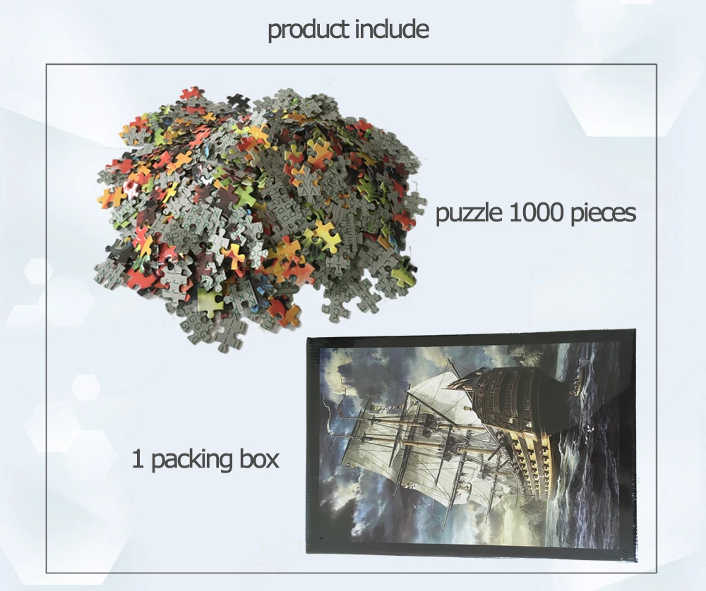 MOMEMO парусник бумажная головоломка 1000 штук для взрослых бумажная головоломка головоломки для сборки 1000 штук игрушки пейзаж головоломки