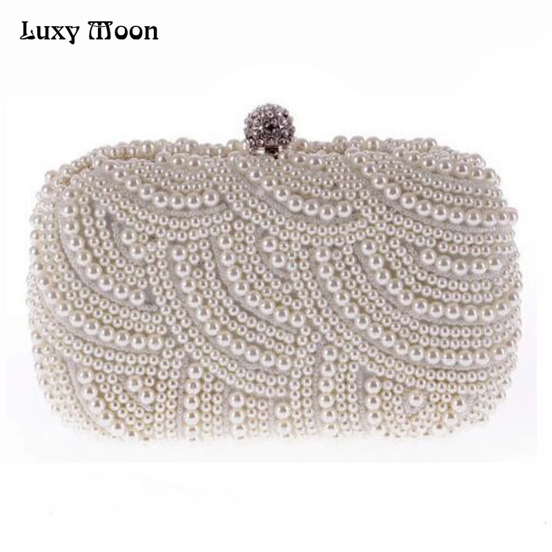 white evening bag