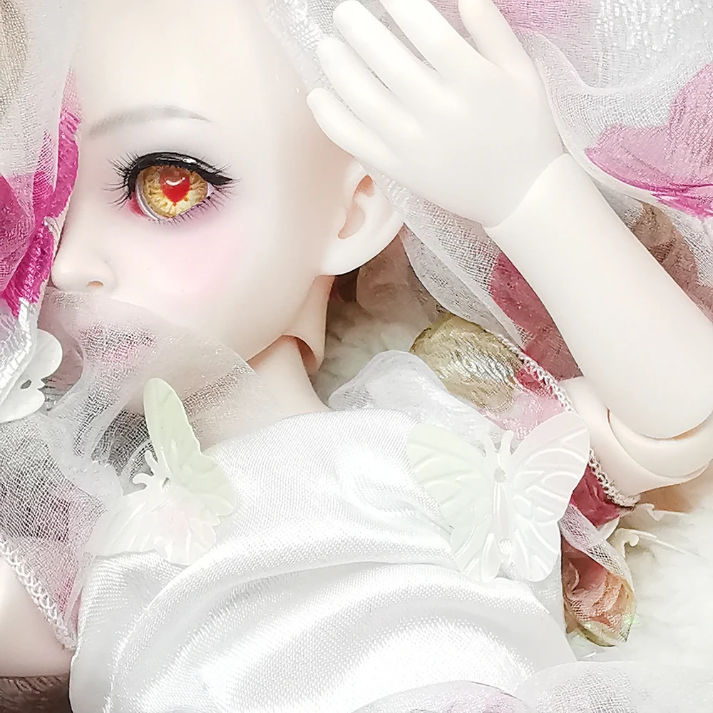 Глаза bjd для кукол 16 мм 18 20 14 красное сердце глаза Bjd 1/3 1/4 1/6 BJD игрушки sd очки с