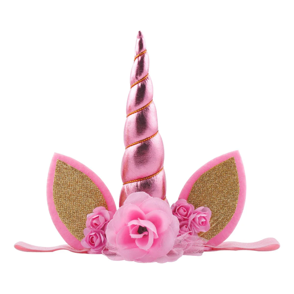 

Unicorn Horn Headband for kids adult boys girl Birthday baby shower cake halloween Cosplay Costume Bachelorette Party Decoration