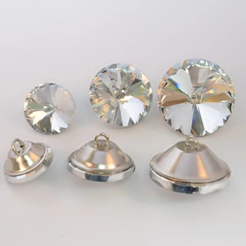 

(1100pieces /lot) 25mm Sofa Crystal Snaps Buttons With Caps