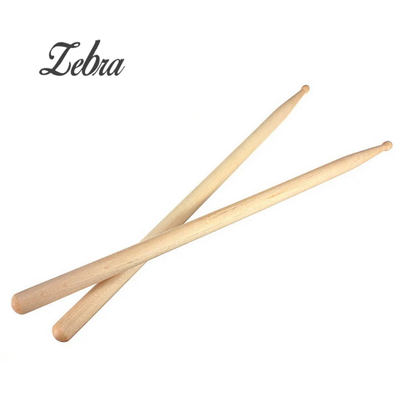 

1 Pair 5A 16 inch Lightweight Maple Wood Drum Sticks Drumsticks drum hammer with a smooth and anti-slip grip for all drums