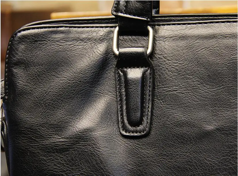 2019 новые мужские Офисные Сумки, деловой портфель, мужская сумка на плечо, диагональная упаковка, Высококачественная мягкая кожаная сумка
