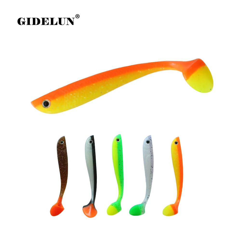 Wholesale Fishing Lure 50pcs Mixed Colors Pesca Fishing Tackle Soft Fishing Lure Bass Bait Trout