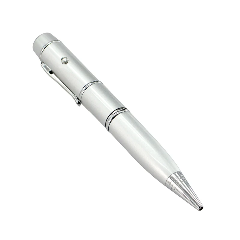  Business USB Flash Drive Ballpoint Pen Model Laser Light Pen Drive Memory Stick Pendrive 4GB 8GB 16
