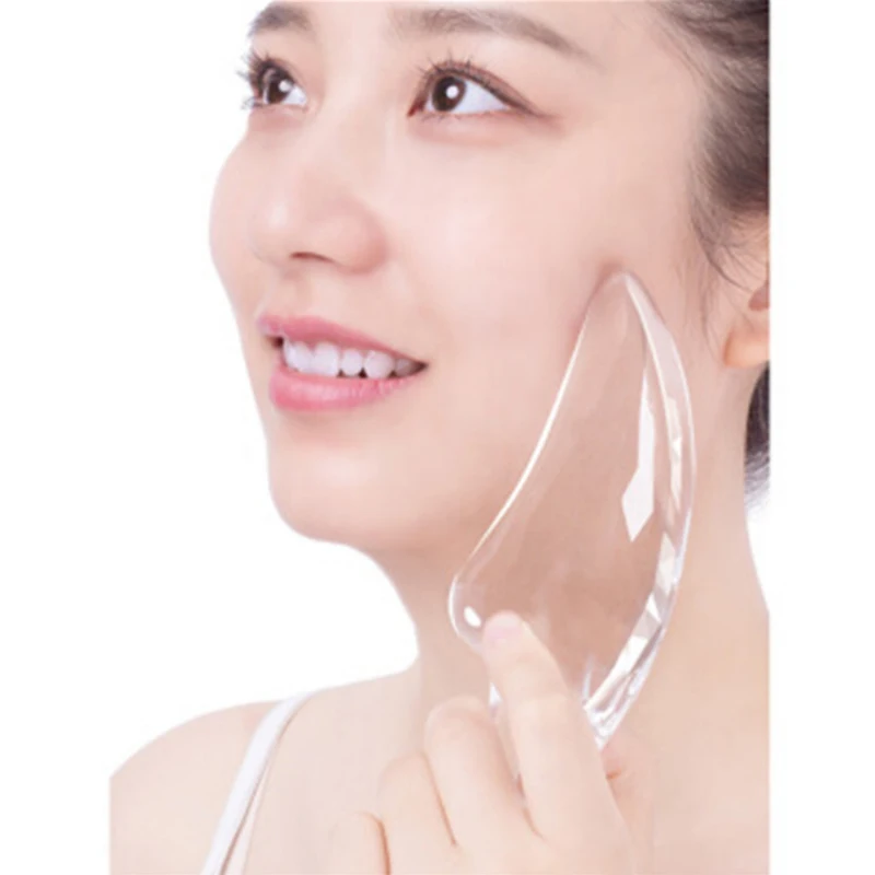 

Crystal Resin Gua Sha Board Scraping Plate Facial Body Beauty SPA Massage Tool
