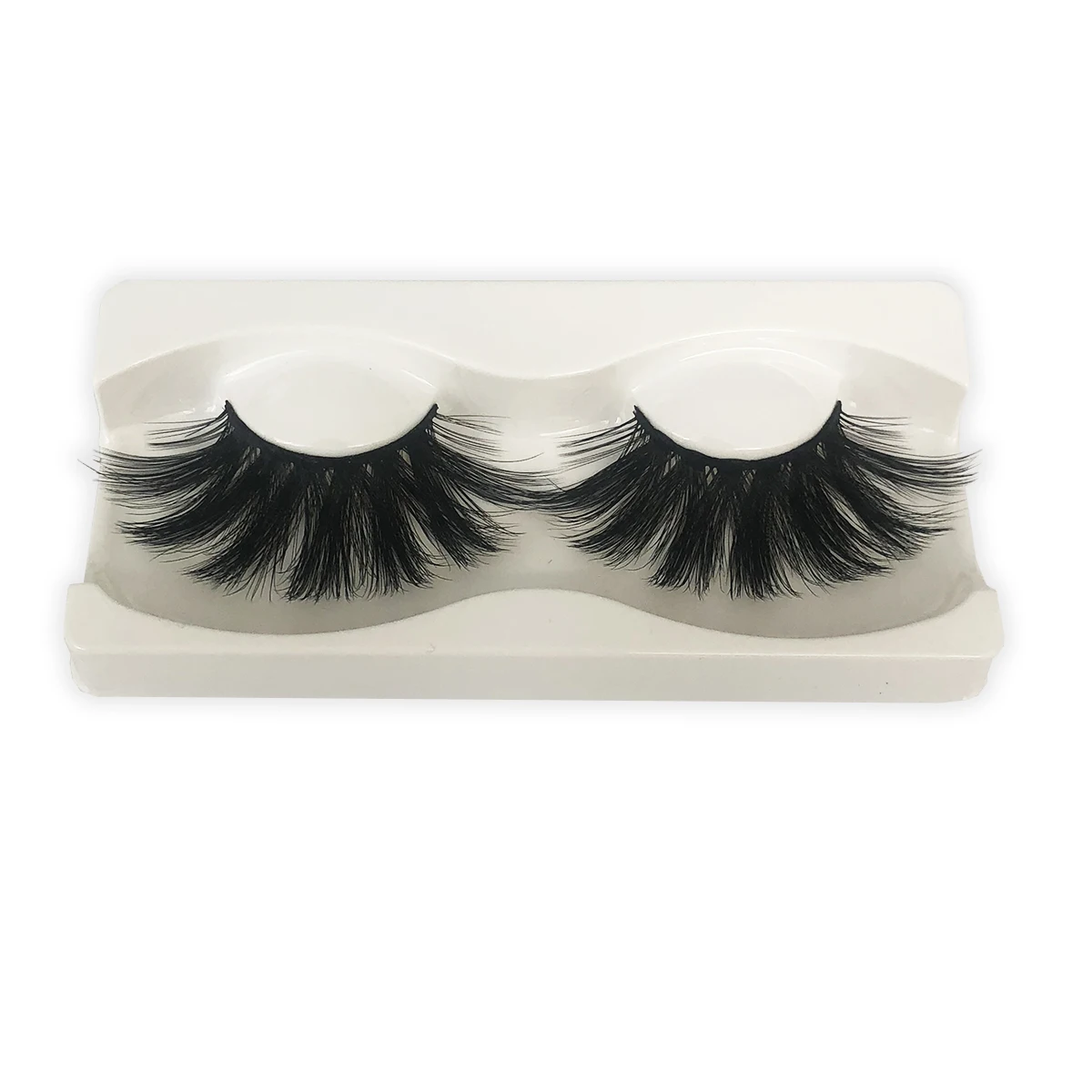 

MIKIWI Faux Mink Lashes 25mm 6D Mink Eyelashes Extension Makeup Natural False Eyelashes Lash Extension Silk Eyelashes