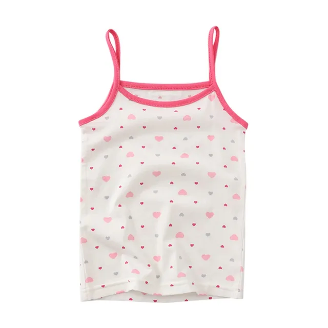Baby Singlet Girls Undershirts Summer Children Girls Vest Camisole Kids