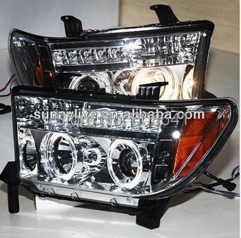 

For TOYOTA Tundra LED Head Lamp 2007-2013 year SONAR StyleChrome Housing