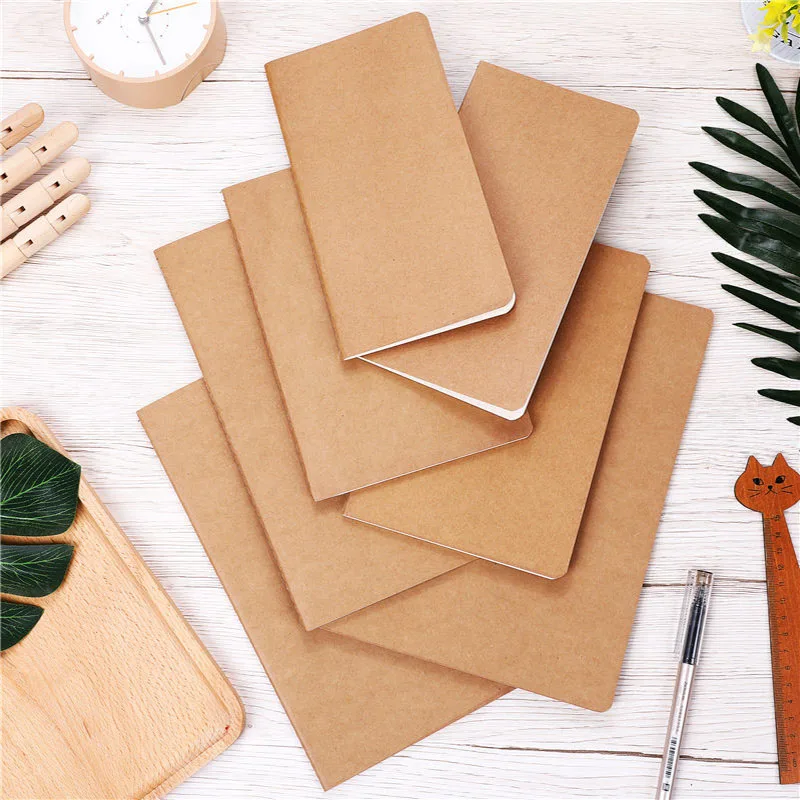 1pc cowhide paper Sketchbook Bullet journal Cute Notebook paper Weekly Planner Accessories Stationery Diary Agenda Travel 01623