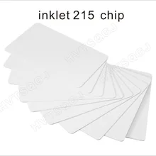 300 шт белая струйная печать Материал RFID 215 чип карты для струйного принтера