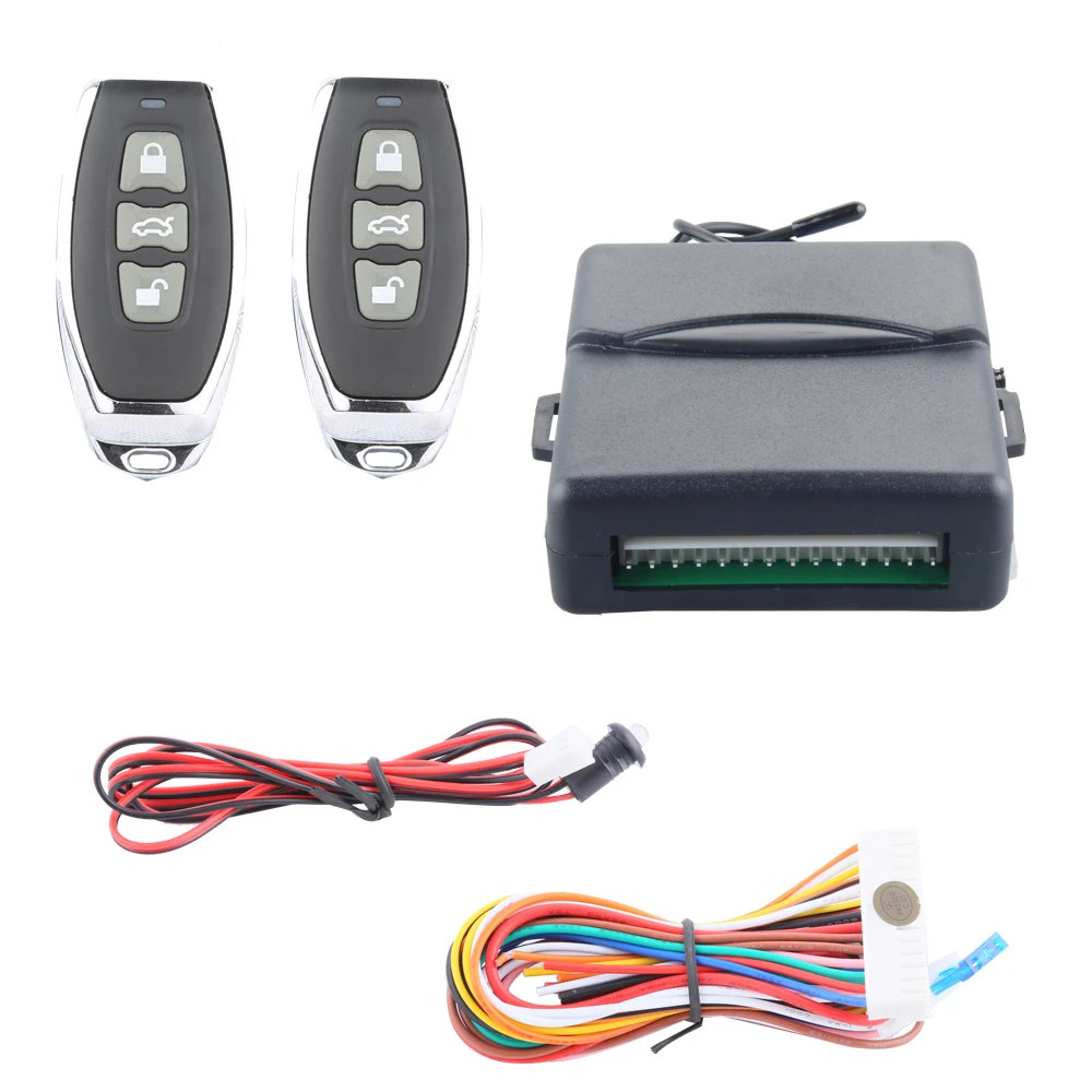 DC12V car keyless entry system with remote lock unlock car finding