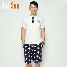 Oufisun Лето Для мужчин Фирменная Новинка узор пляжные Пляжные шорты для будущих мам Для мужчин бермуды Совет Шорты для женщин мужской красочные сетки Низ Для мужчин плюс Размеры