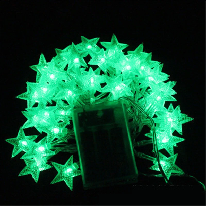 LED Star String Lights 1M/2M/5M/10M LED Fairy Lights Christmas Wedding decoration Lights Battery Operate twinkle lights