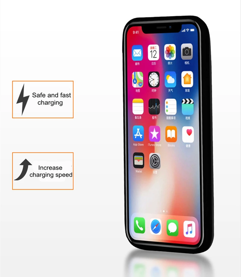 NTSPACE 5000 мАч портативное зарядное устройство чехол для iPhone X Xs power Case Внешний блок питания для iPhone Xs чехол для батареи