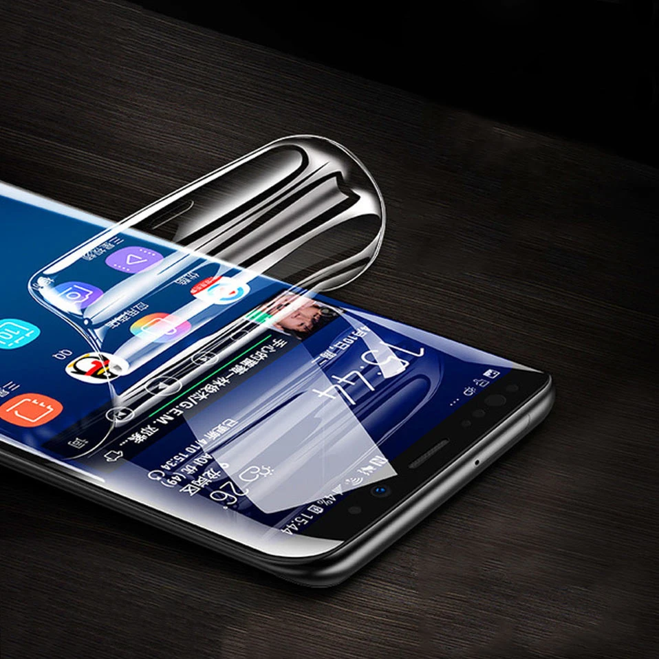 Полное покрытие гидрогелевые мягкие пленка для samsung Galaxy Note 8 9 S8 S9 3D Экран