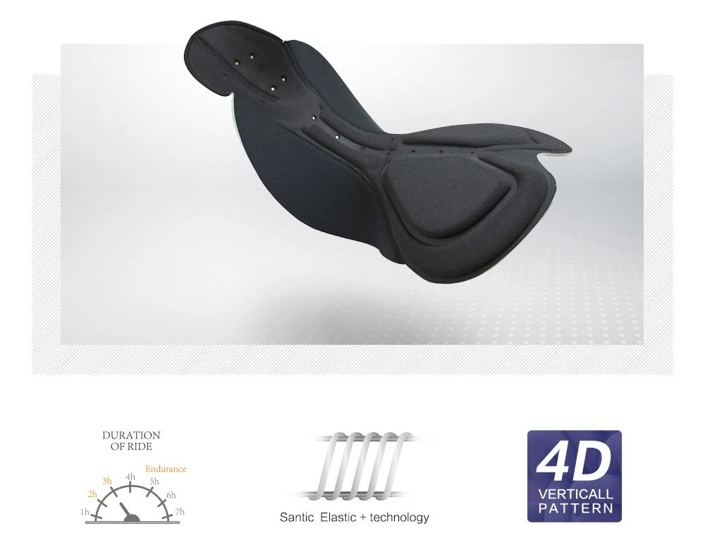 Мужские велосипедные шорты Santic с подкладкой Coolmax 4D Pad, противоударные шорты SANTIC R-FEEL, не скатываются, одежда для велоспорта, шорты MC05032