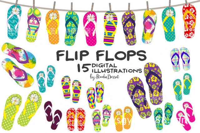 Summer Hawaii Party Flip Flops Wall Hanging Home Decor Bunting Summer Hawaii Party Flip Flops Wall Hanging Home Decor Bunting Banner