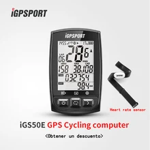 I gps порт gps iGS50E велосипедный Компьютер Водонепроницаемый IPX7 ANT+ беспроводной Спидометр велосипедный Цифровой Секундомер Велосипедный спидометр