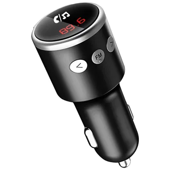 

Car Bluetooth FM Transmitter Wireless Radio Adapter MP3 Player & Car USB Charger 5V/3.4A Modulator BT Handsfree Car Kit #Y1