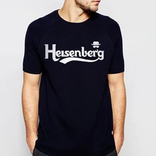 Футболка с надписью «Breaking Bad Heisenberg», летняя Новинка, модная уличная одежда, мужские футболки с круглым вырезом и коротким рукавом, топы для фитнеса в стиле хип-хоп
