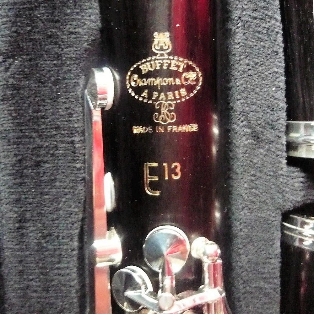 Ebony Blackwood Clarinet E13 Professional Bb Clarinets Bakelite 17 Keys Musical Instruments Mouthpiece Reeds