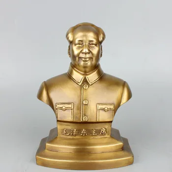 

Pure copper great man Chairman Mao bronze statue of bust