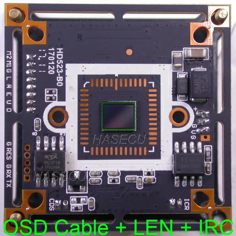 

(720P) AHD-M / CVI / TVI / CVBS (D1) 1/3" H65 CMOS sensor+ FH8532E (V20) CCTV camera module PCB board +OSD cable +LEN +IRC