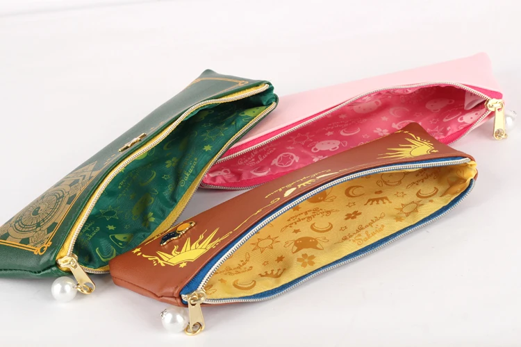 MSMO Anime CardCaptor Sakura Cosplay The Clow Long Zip Coin Purses Kinomoto Sakura Clow Card Wallet Purse 21