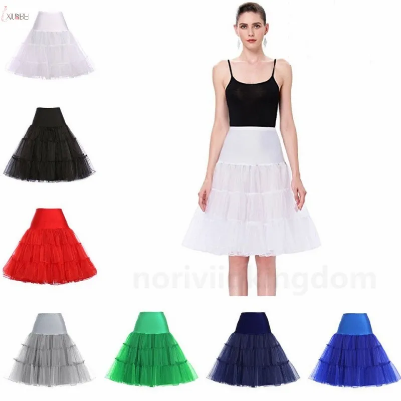 

Retro Underskirt Short Bridal Wedding Petticoat Crinoline Woman Tulle Tutu Skirt Wedding Accessories Jupon Mariage