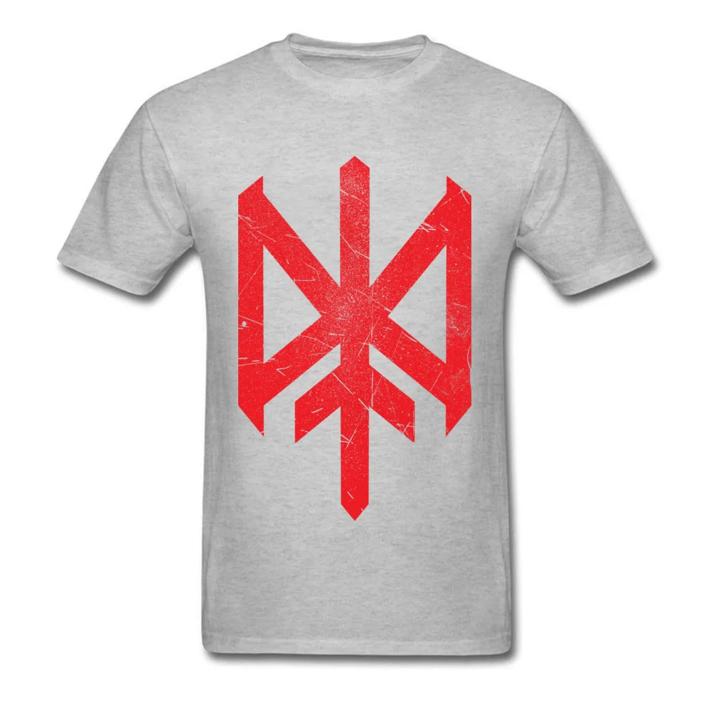 Fitness Tight Riotic Red Geometrical Symbol Men T-Shirt Graphic VALENTINE DAY Short Sleeve Round Collar Cotton Tops Tees T Shirt Riotic Red Geometrical Symbol grey