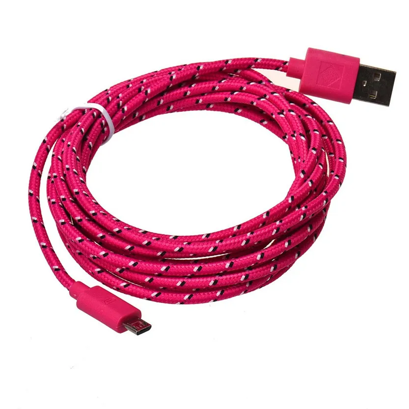 Binmer USB зарядный кабель 1 м/3 м пеньковая веревка Micro USB зарядный кабель-трос для синхронизации данных для сотового телефона для xiaomi td8099 Прямая поставка